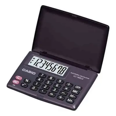 Casio LC-160LV Portable Type 8 Digit Calculator